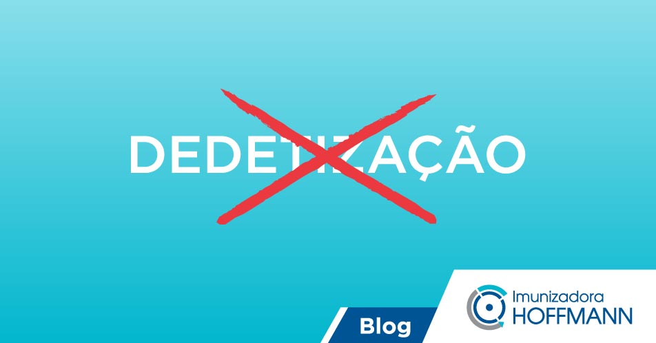 Não é dedetização: é controle de pragas