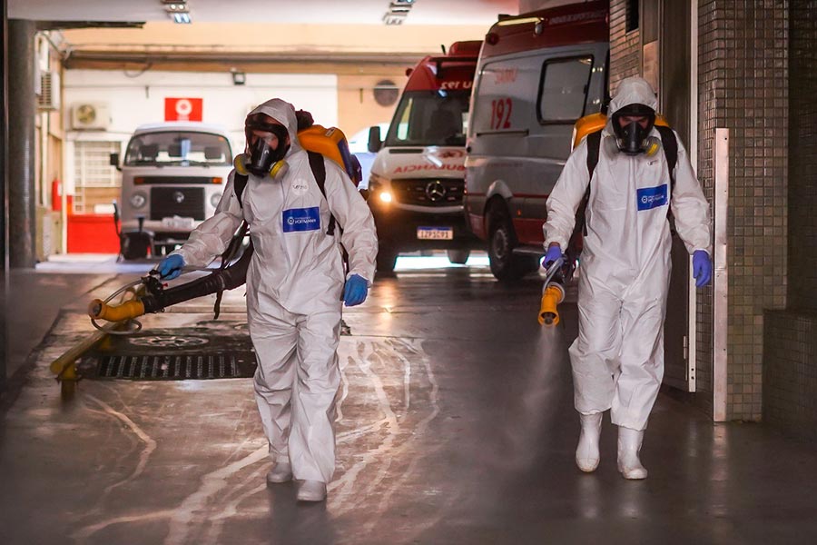 Sanitização contra a Covid-19 no RS